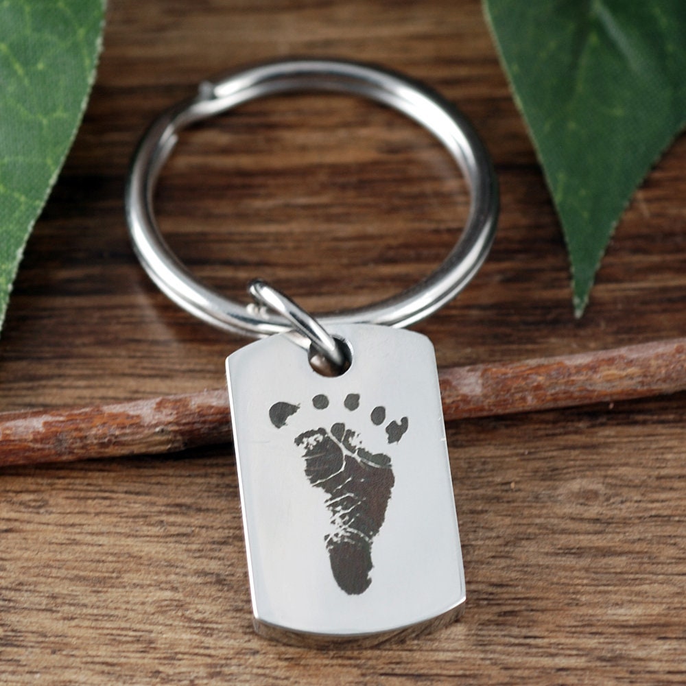 personalized baby keychain