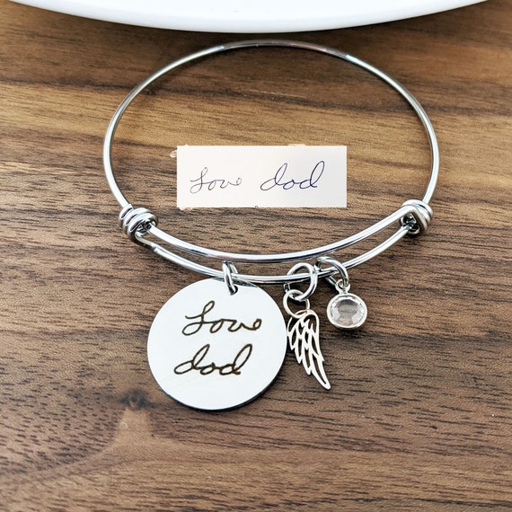 Gifts Made From Handwriting Deceased Handwriting Gifts Engraved