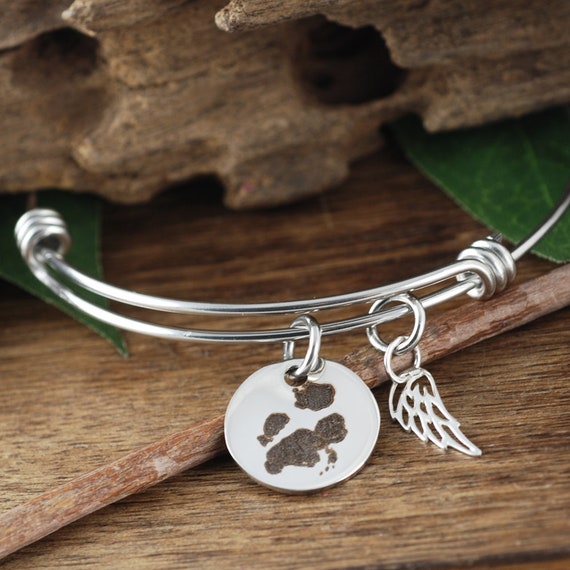 Pet memorial charm bracelet deals