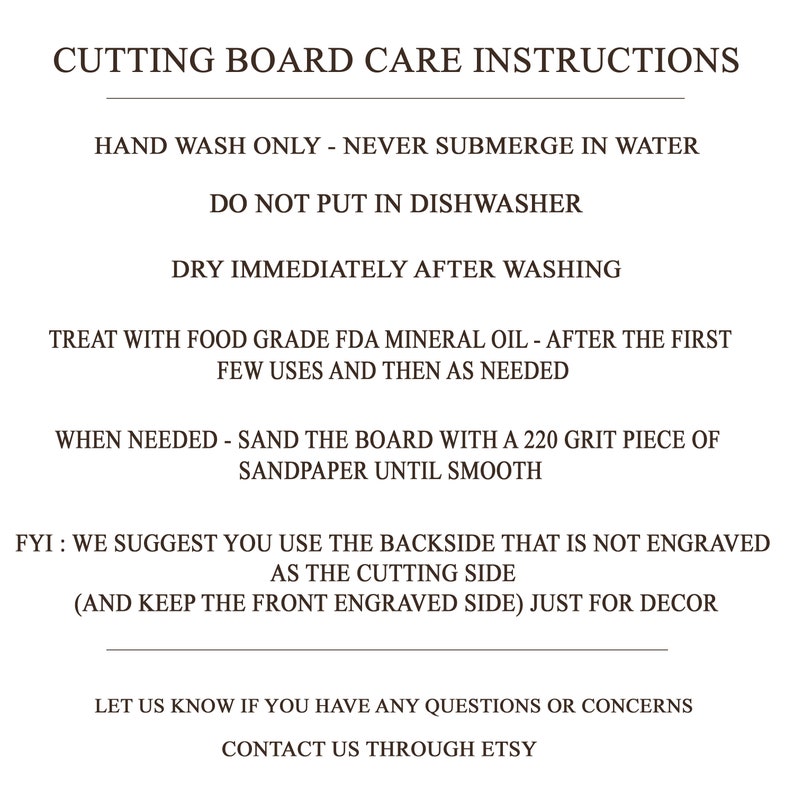 Handwritten Recipe Cutting Board Mother's Day Engraved Etsy