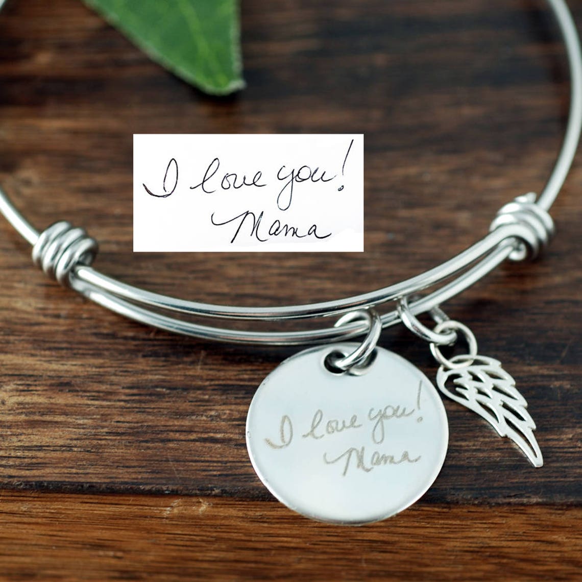 Custom Handwriting Memorial Jewelry Actual Handwriting Etsy