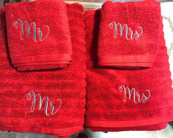 Personalized Hand/Bath Towels