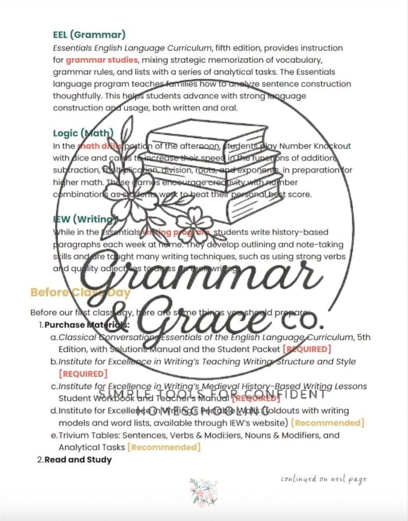 Editable Essentials Welcome Letter | Tutor Essentials | CC - Etsy