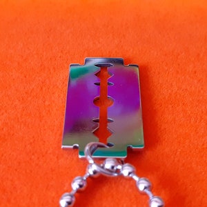 Mini Stainless Steel Razor Blade Necklace image 5