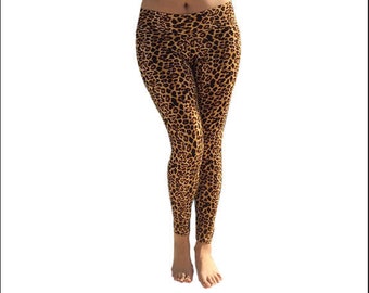 Leoparden-Leggings, gebürstete Poly-Leggings, Schlangenleder-Leggings, Yoga-Leggings, Tiger-Leggings, Tierdruck-Leggings, Leggings, Leopard