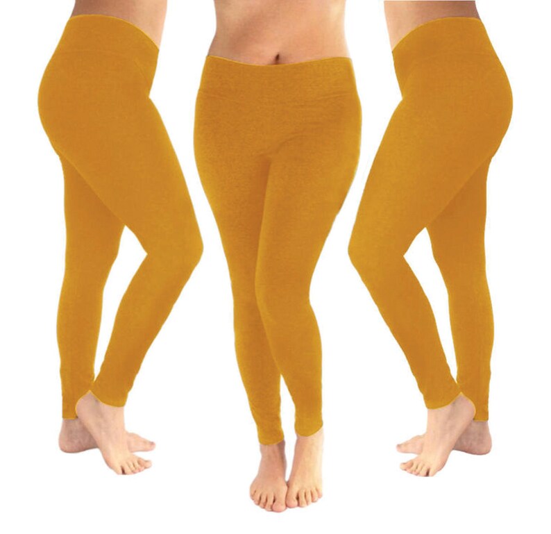mustard leggings