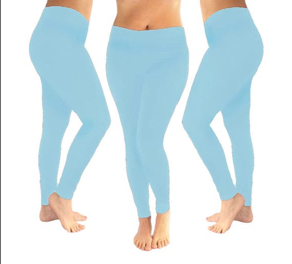 light blue yoga pants