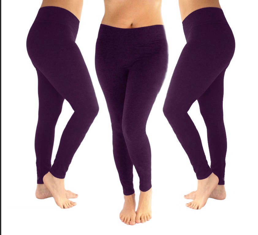 Dark Purple Leggings -  Canada