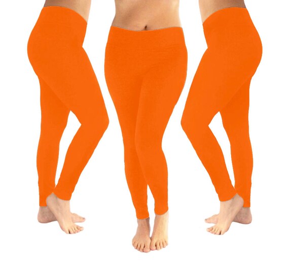 tangerine workout leggings