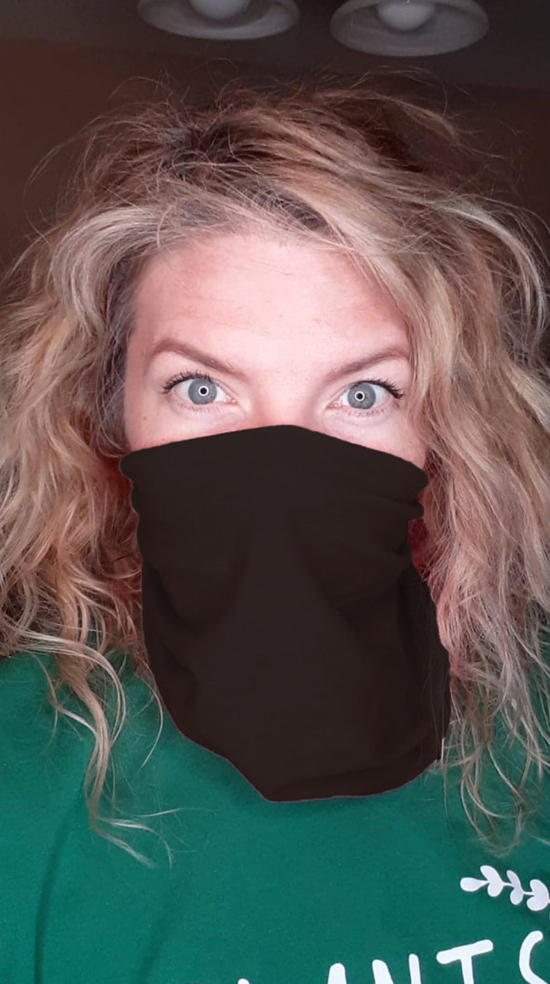 Cotton hair wrap face covering face buff face mask boho Etsy