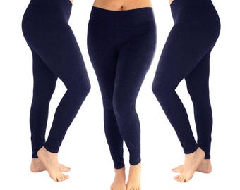 Navy Leggings Navy Blue Leggings Dark 
