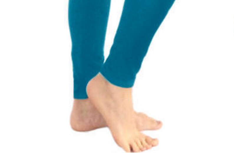 Turquoise Leggings Blue Green Leggings Yoga Leggings Etsy