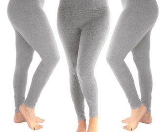 Cotton Light Gray leggings, athletic gray, yoga, dance, light weight, breathable, comfortable, soft, natural fiber