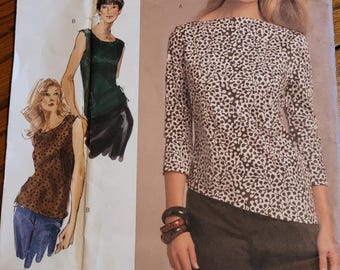 UNCUT Vogue Today's Fit by Sandra Betzina One Size Misses Tops Pattern V1049