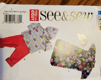 Uncut See & Sew Infant Size Neworn Through Extra Large Uncut See & Sew Infant Size Neworn Through Extra Large