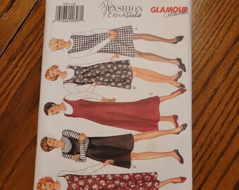 RARE OOP Vintage UNCUT Butterick Fashion Essentials Glamour Collection Misses sz 14-18 Jumpers and Tops pattern 3725.