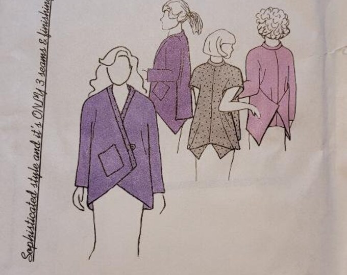 Vintage UNCUT Park Bench Pattern Co No 25 Chesapeake Bay Jacket/vest ...