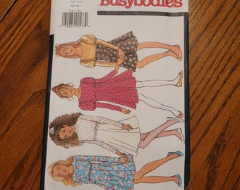 UNCUT Busybodies by Butterick Teen Sz 12-14 dresses pattern 3774