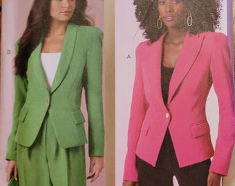 Vogue UNCUT Patterns Misses sizes 6-14 Jackets Pattern V2016