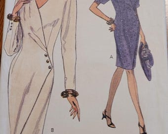 UNCUT Vintage Very Easy Very Vogue Misses sizes 6, 8, 10 dress pattern 8539