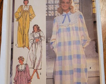Patrón vintage Simplicity sin cortar para camisones y pijamas, número 7816, tallas 14-16.