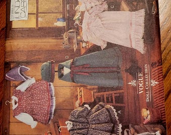 Vogue Craft Linda Carr Doll Collection Early American 18" Wardrobe pattern 8337