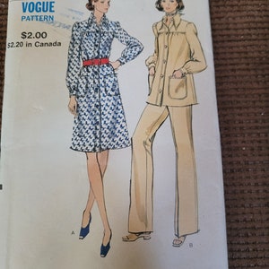 Vintage 60&#39;s UNCUT Vogue Misses sz 10 Dress, Tunic and Pants Pattern 8261