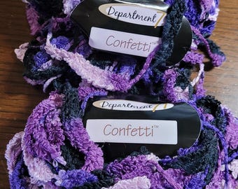Departamento 71 Hilo de confeti súper voluminoso (6) Color Mardi Gras,