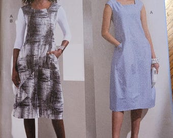 Vogue Uncut Marcy Tilton Misses sz 6-14 Dress and Knit Top Pattern V1860