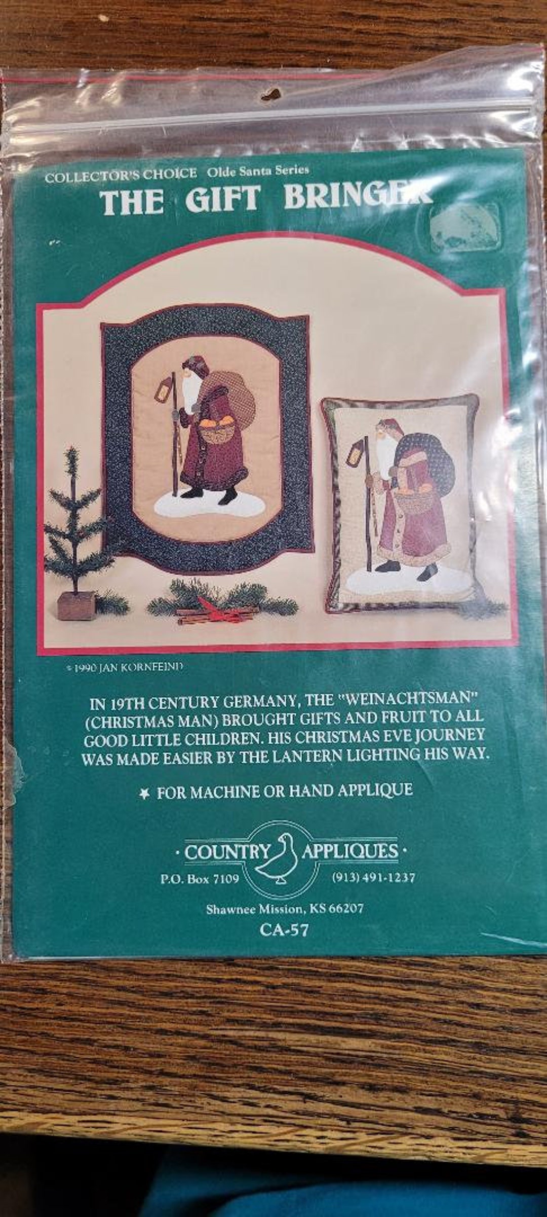 Vintage 90's Unused Olde Santa Series the Gift Bringer Machine or Hand ...