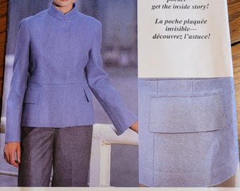 Vintage UNCUT Vogue American Designers Marc Jacobs Misses sz 6, 8, 10 Jacket Pattern 2357