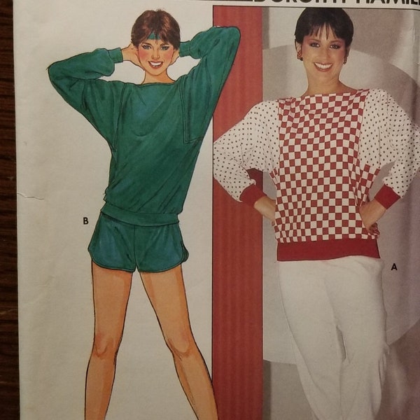 Vintage 70's UNCUT Dorothy Hamill Butterick Top, Pants, Shorts Pattern, All sizes, 4818