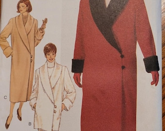 Butterick UNCUT Misses sizes 6, 8, 10 Coat and Skirt Pattern 3699