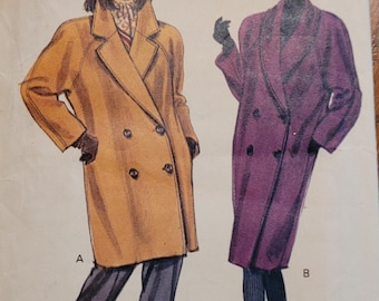 Very Easy Very Vogue UNCUT Misses sizes 6, 8, 10 Coat Pattern 7871