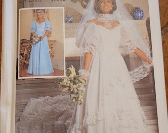 Misses' Dress (READ DESCRIPTION) Vogue Bridal Design Size 10 Vogue