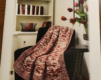 New Done By Monday Afghans Book 638, Plymouth Yarn Design Studio