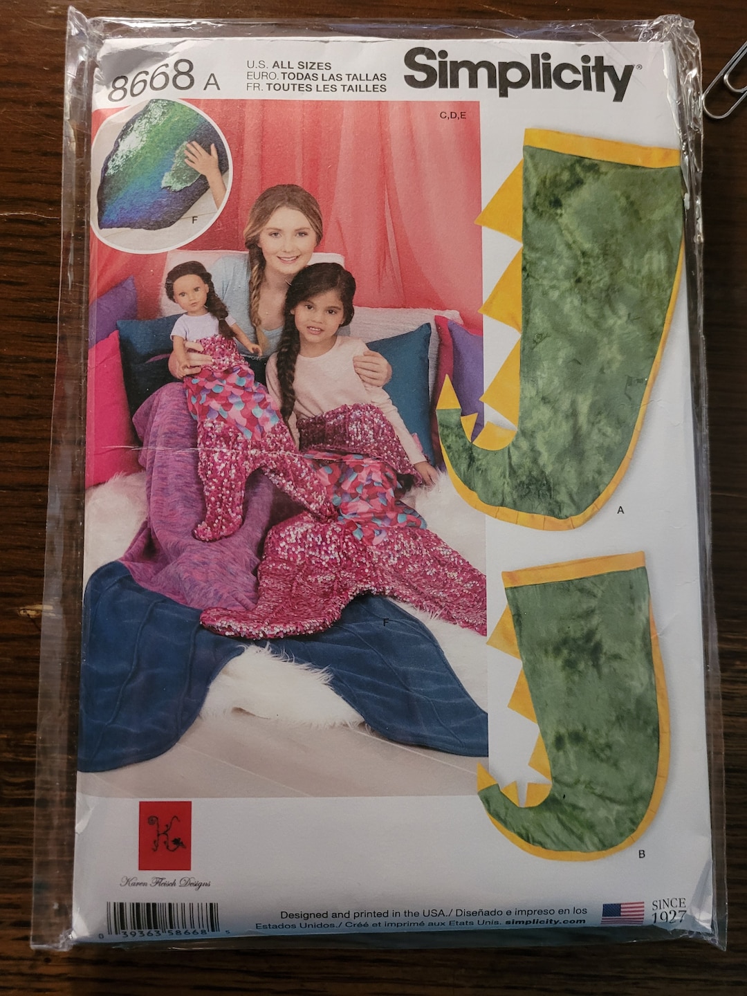All Size Pattern UNCUT Simplicity All Sizes, Pattern for Novelty Blanket for Child ...