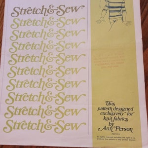 Vintage UNCUT 60&#39;s Stretch & Sew Childs sz 2-12 Set-In sleeve tops pattern 861