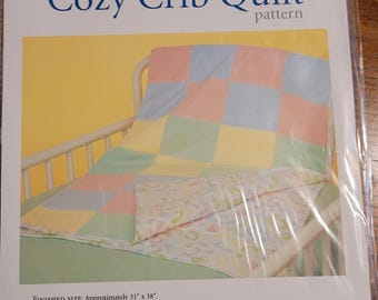 Sewing with Nancy Cozy Crib Quilt Pattern NEW