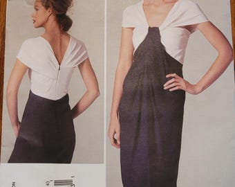 Vogue American Designer Uncut DonnaKaran Collection misses size 6-14 Dress Pattern V1281