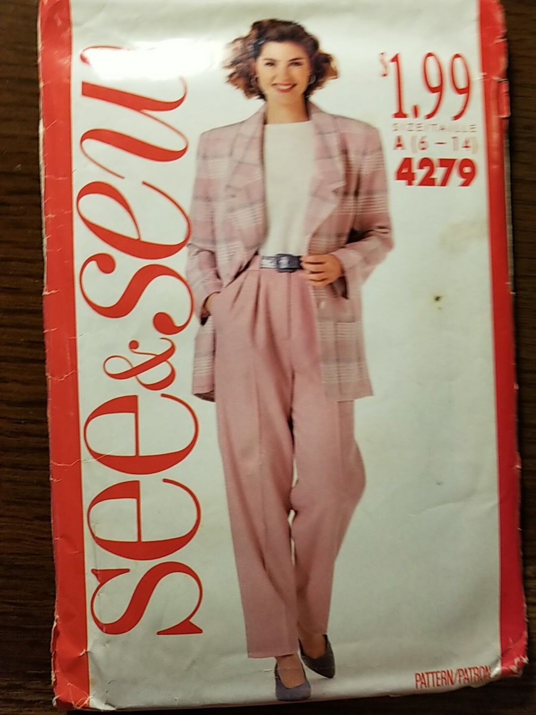 Vintage 80's See & Sew Misses Sz 6 Through 14 Boxy Jacket Vintage 80's See & Sew Misses Sz 6 Through 14 Boxy Jacket