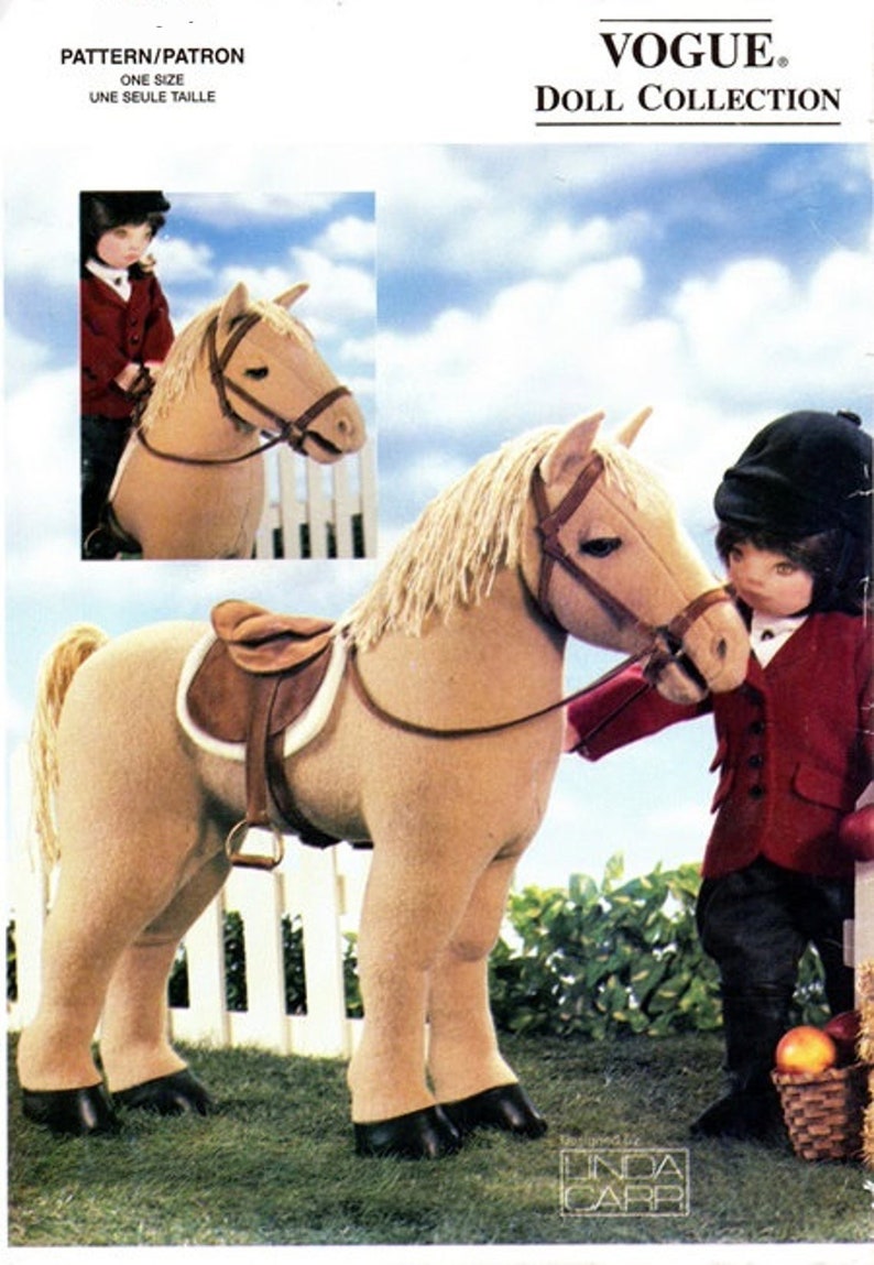 Vogue UNCUT Dolls Collection Horse and Rider Pattern 7603