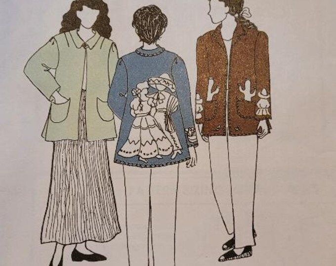Rare Vintage UNCUT Park Bench Pattern Co. #23 Mexico Holiday Jacket ...