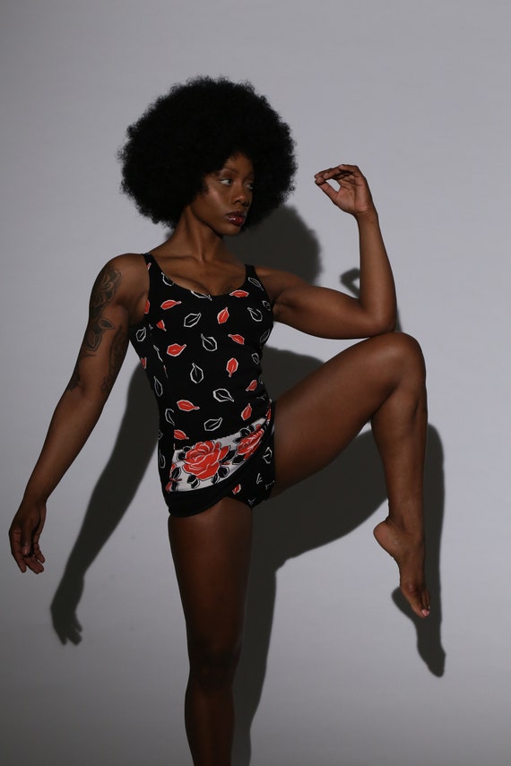 Leaf, Roses & Kisses Bamberger Swim Suit