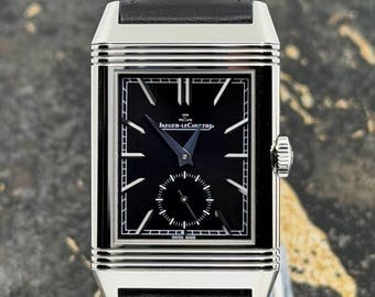 Vintage Jaeger-LeCoultre Reverso Tribute Small Seconds, men's watch, gift for him