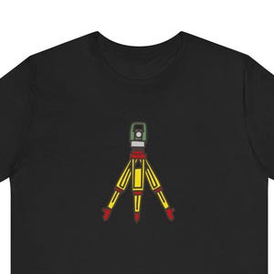 Land Surveyor Shirt Total Station Tee, Surveyor Shirt, Geomatics Engineer Tshirt, Land Surveyor Gift, Construction Surveying Gift