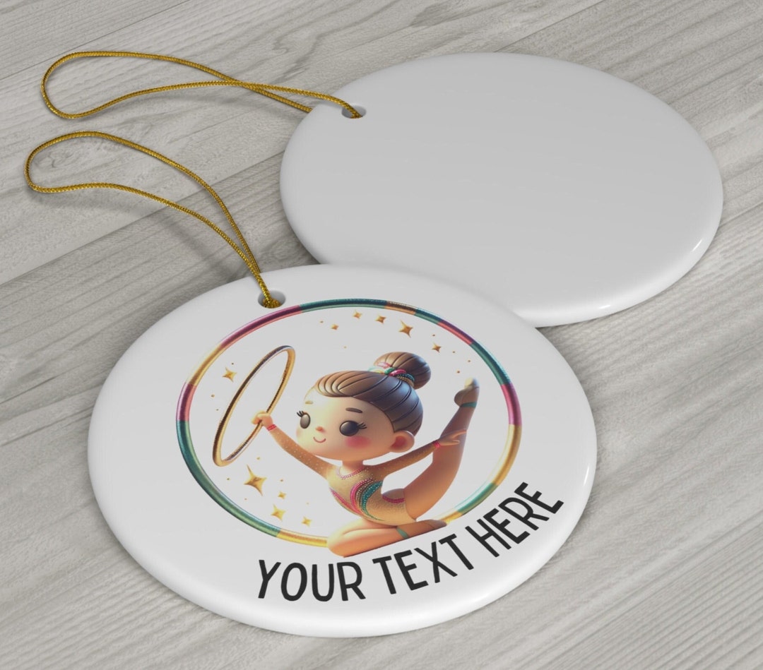Gymnastics Ornament, Custom Gymnastics Ornaments, Gymnast Ornament