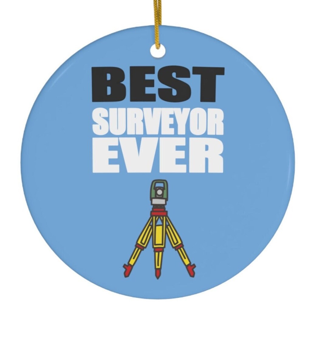 Land Survey Ornament Land Surveyor Decor Land Surveying Ornament Land