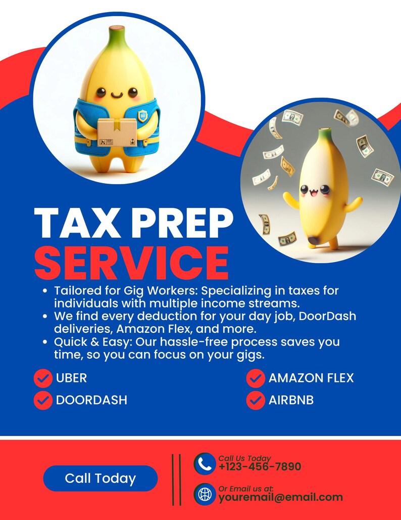 Tax Preparation Flyer Tax Flyer Tax Flyer Template Business Tax Prepare