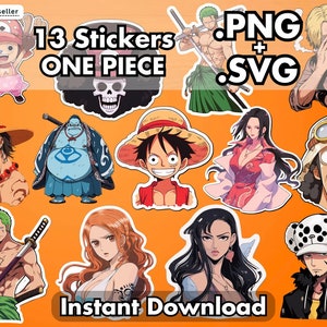Autocollant one pièce stickers résistant à l'eau manga - One Piece